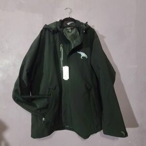 North End Sport Axis 88665 NWT Softshell Mens 3XL Hooded Falcons Logo Jacket